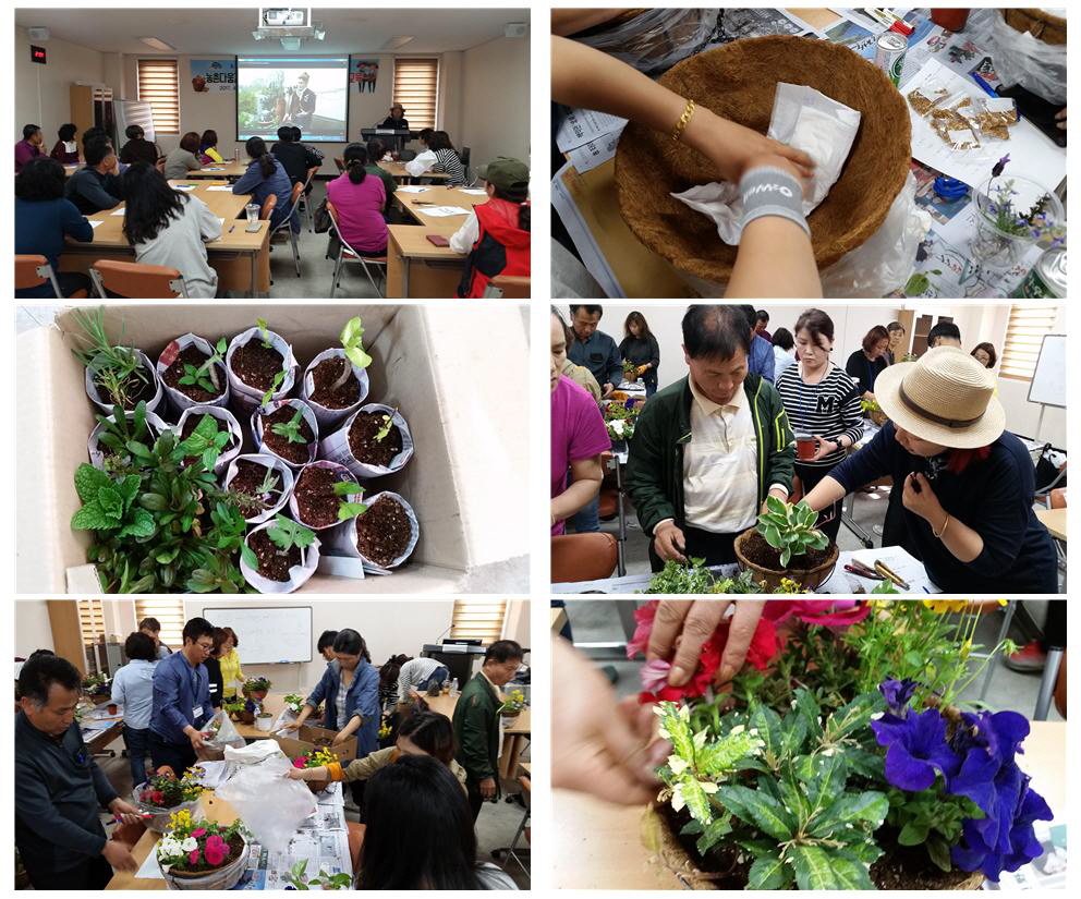 농촌다움자원을 활용한 「키친 가드너」2회차 교육현장